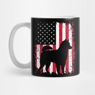 Alaskan Klee Kai 4Th Of July Shirt American Usa Flag Dog Tee Mug